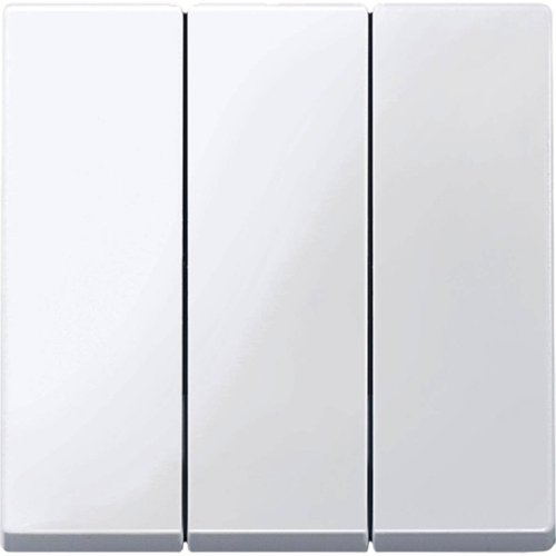 Лицевая панель Schneider Electric Merten System M для 3-кл. выключателя активно-белый картинка